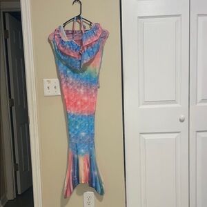 Colorful Mermaid Tail Swimsuit